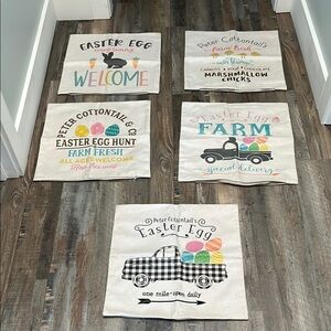 Easter Pillow Covers NWOT